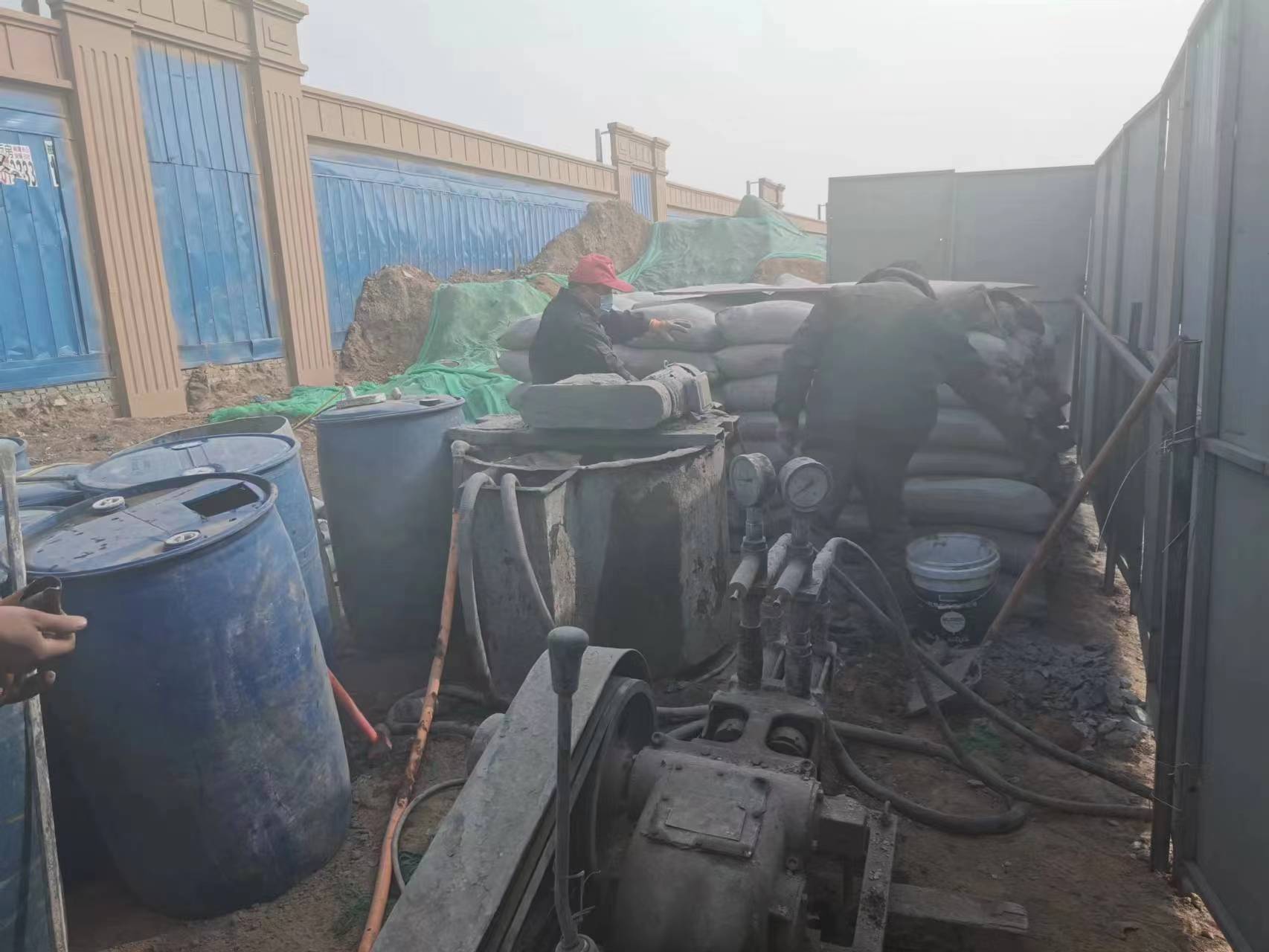 杨林街道房屋下沉注浆